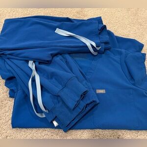 Figs Royal Blue Scrub Ensemble